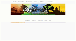 Desktop Screenshot of chrystal-clear.com